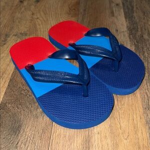 GAP Nautical Theme Rubber Flip Flops Size 12-13